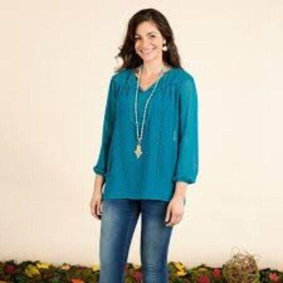 Matilda Jane once upon a time Charisma Tunic Top Medium - Picture 1 of 6